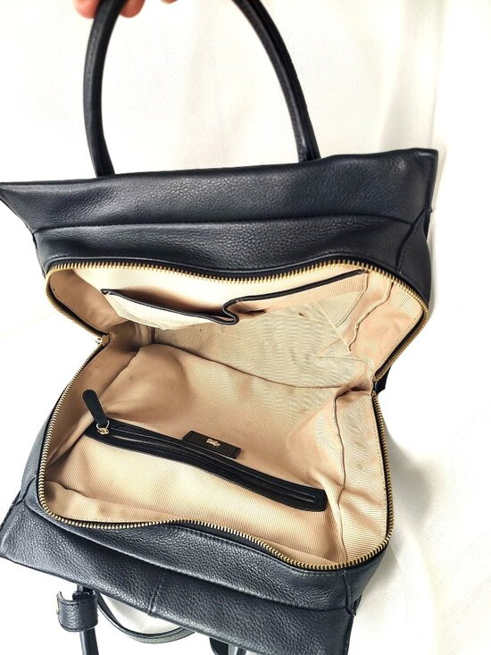 Radley London Arlington Court Ziptop Leather Backpack Black main image 14